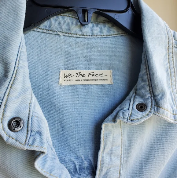 We The Free Tuscan Tie Dye Denim Tunic - Picture 7 of 12